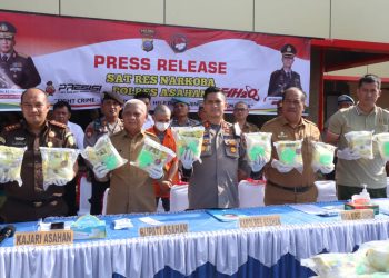 Polres Asahan Amankan 50 Kg Sabu