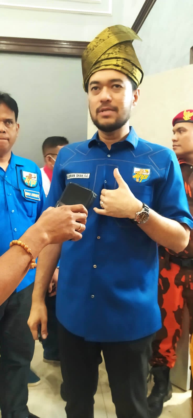 Ketua Dewan Pimpinan Daerah (DPD) Partai Hanura Sumatera Utara, El Adrian Shah.