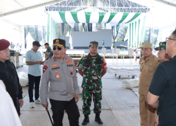 Kapolda Sumut dan Pangdam I/BB Cek Persiapan Pengamanan Kunker Wapres ke Tapteng