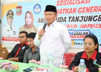 Wali Kota Tanjungbalai H Waris Tholibin Sosialisasi Bahaya Narkoba ke Pelajar 