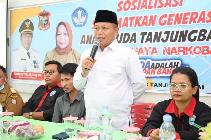Wali Kota Tanjungbalai H Waris Tholibin Sosialisasi Bahaya Narkoba ke Pelajar