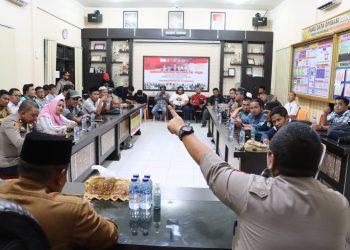 Kapolres Tanjungbalai Terima Audiensi Gerakan Rakyat Melawan Bandar Narkoba