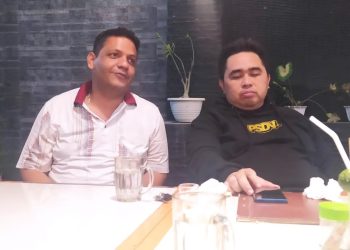 Rektor Univa Labuhanbatu Basyarul Ulya Nasution (kanan). 