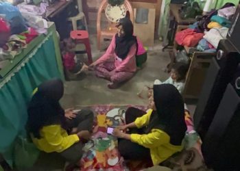 Mahasiswa KKNT MBKM FE UNA 2023 Gelar Sosialisasi dan Penyuluhan 