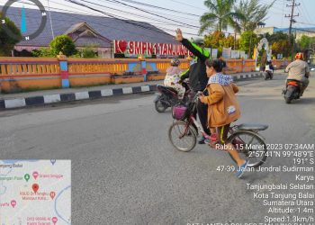 Sat Lantas Polres Tanjungbalai Atur Arus Lalu Lintas