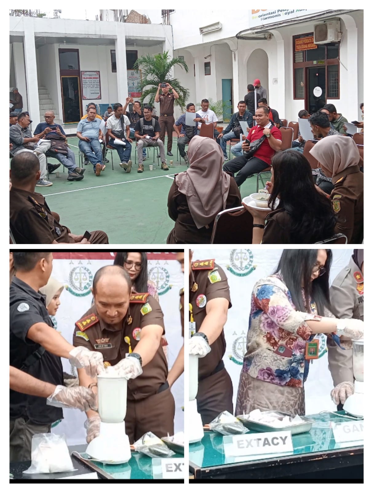 Kejari Kisaran Lakukan Pemusnahan Barang Bukti 