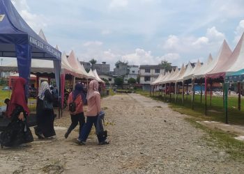 Lokasi Carnaval Ramadhan KNPI Labuhanbatu. 