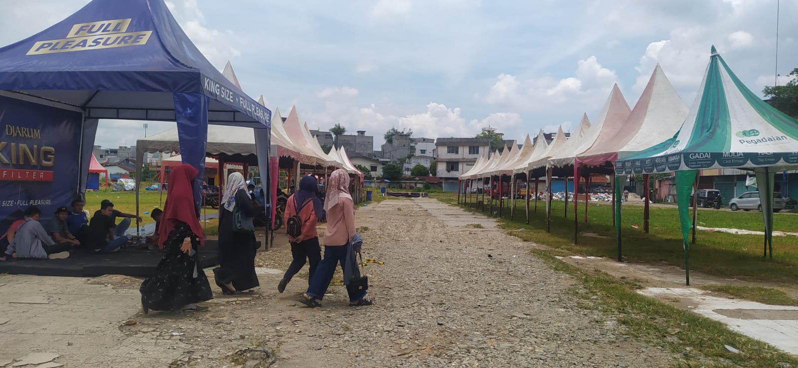 Lokasi Carnaval Ramadhan KNPI Labuhanbatu.