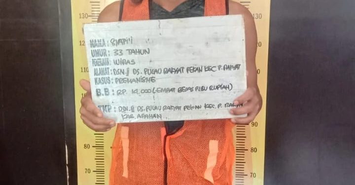 Pria Gondrong Ini Pelaku Pungli di Jalan Lintas Sigura gura, Asahan