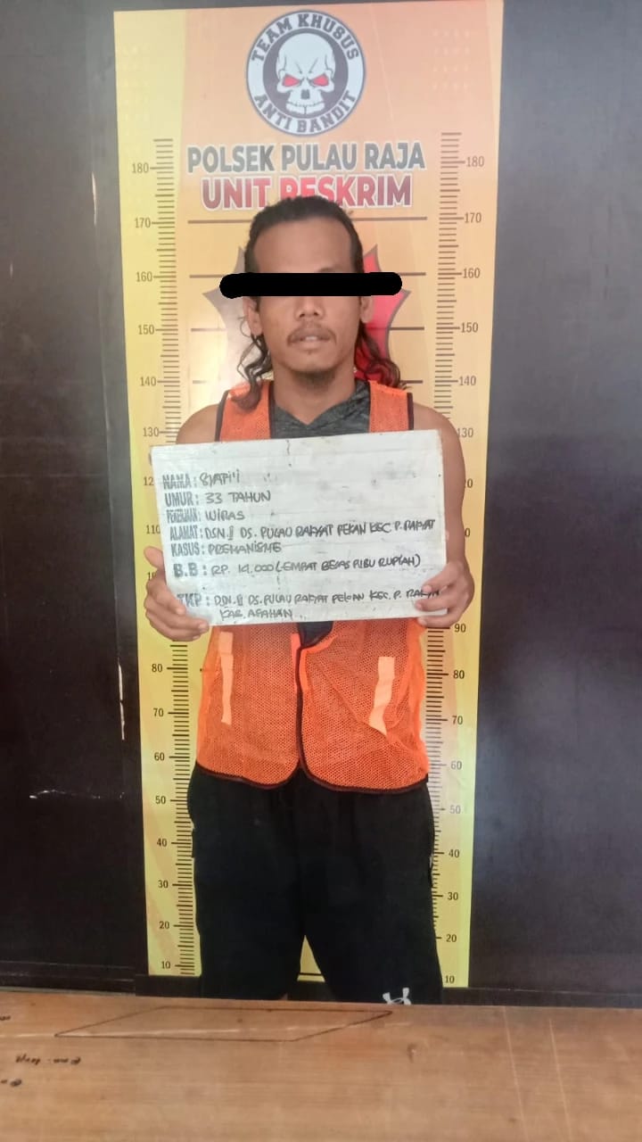 Pria Gondrong Ini Pelaku Pungli di Jalan Lintas Sigura gura, Asahan