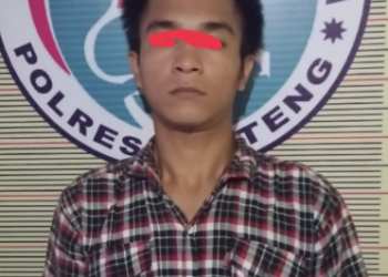  (Taslab News/Dzulfadli Tambunan) Terduga pelaku beserta barang bukti diamankan di Mapolres Tapanuli Tengah