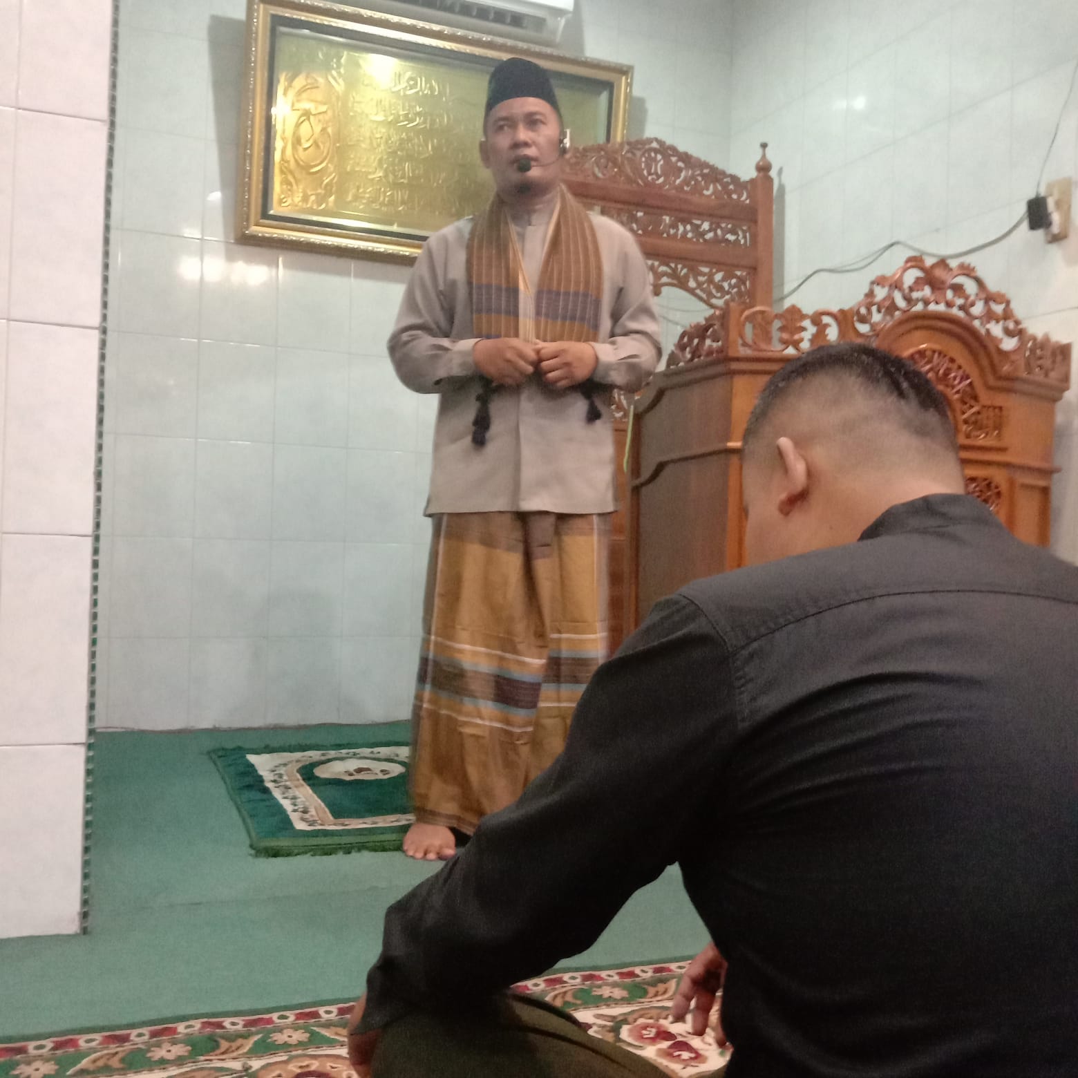 Ini Ceramah Ustad Bambang saat Sholat Taraweh di Masjid At Taqwa kompleks Kodim 0208 Asahan