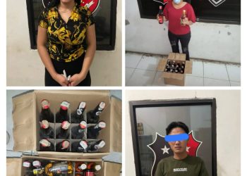 35 Botol Miras Dari Toko AGP Kisaran Diamankan, di Hotel Central 1 PSK dan Mucikari Diangkut