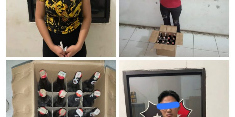 35 Botol Miras Dari Toko AGP Kisaran Diamankan, di Hotel Central 1 PSK dan Mucikari Diangkut