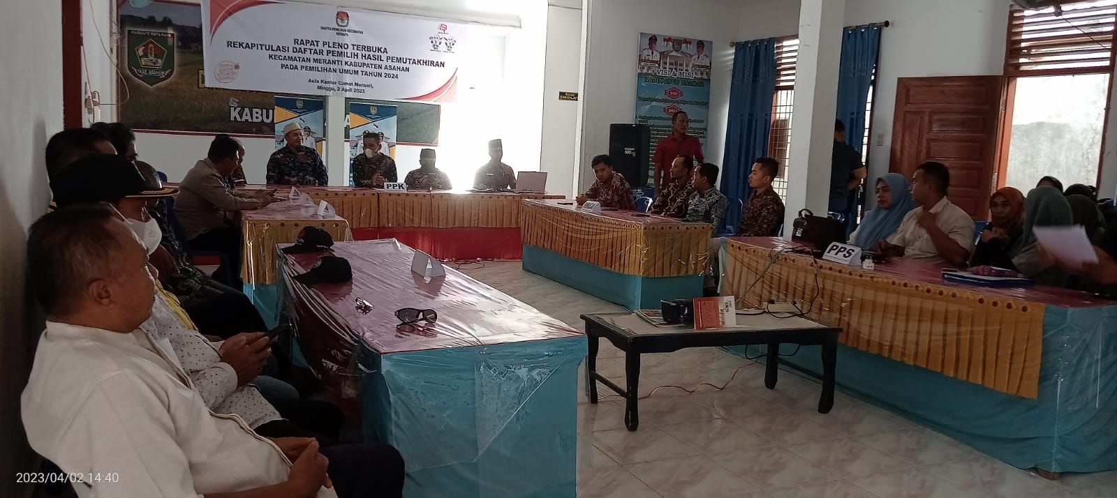 Kaposiyan Meranti Hadir Kegiatan Rapat Pleno Terbuka Rekapitulasi DPHP