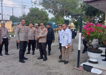 Pantau Persiapan Arus Mudik, Kapoldasu Kunjungi Labura