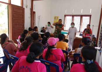 Jaga Kesehatan Ibu & Balita, Babinsa Aktif Dampingi Pelaksanaan Posyandu