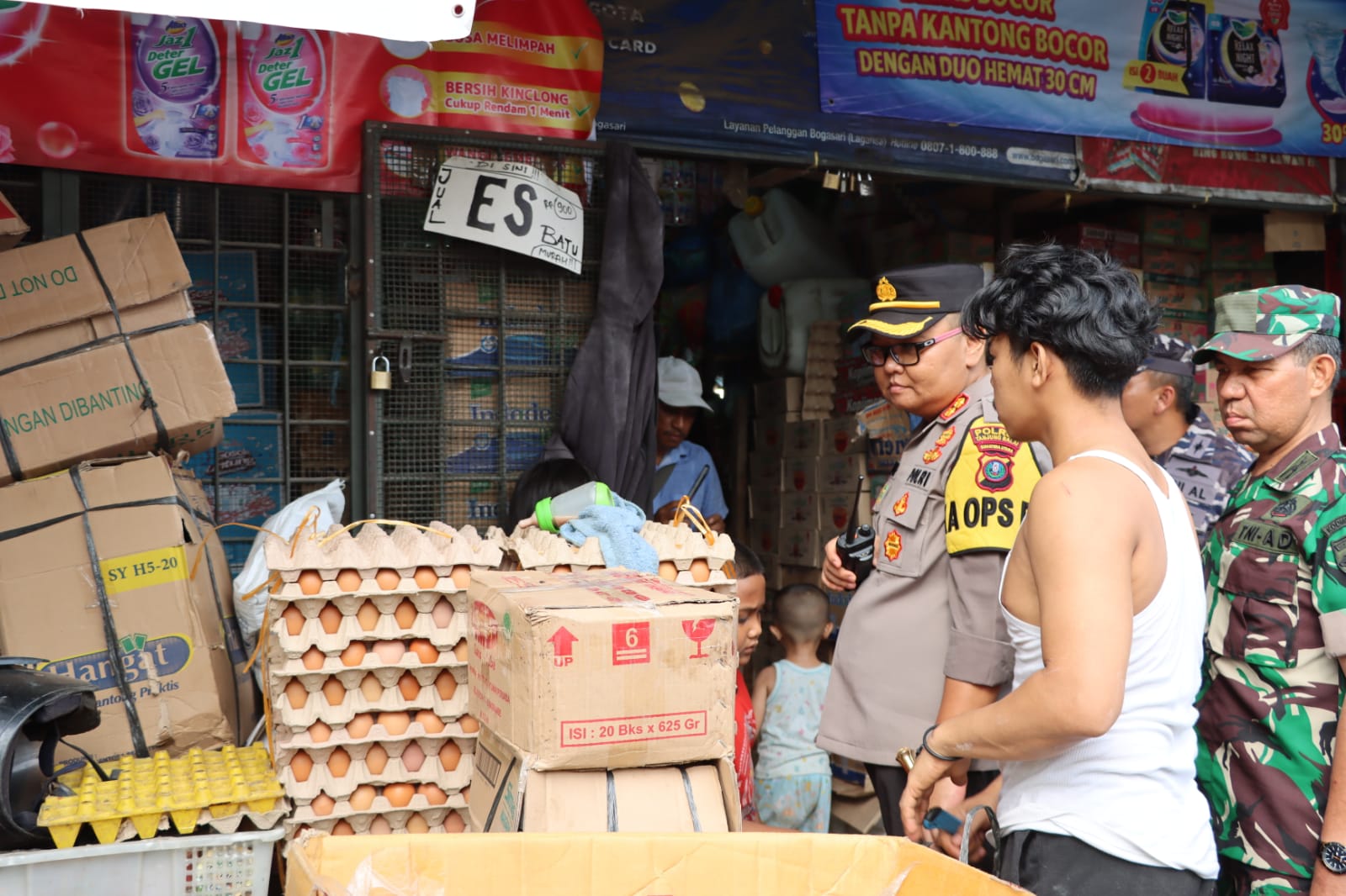 Kapolres Tanjungbalai Bersama Unsur Forkopimda Sidak Pasar Cek Stok dan Harga