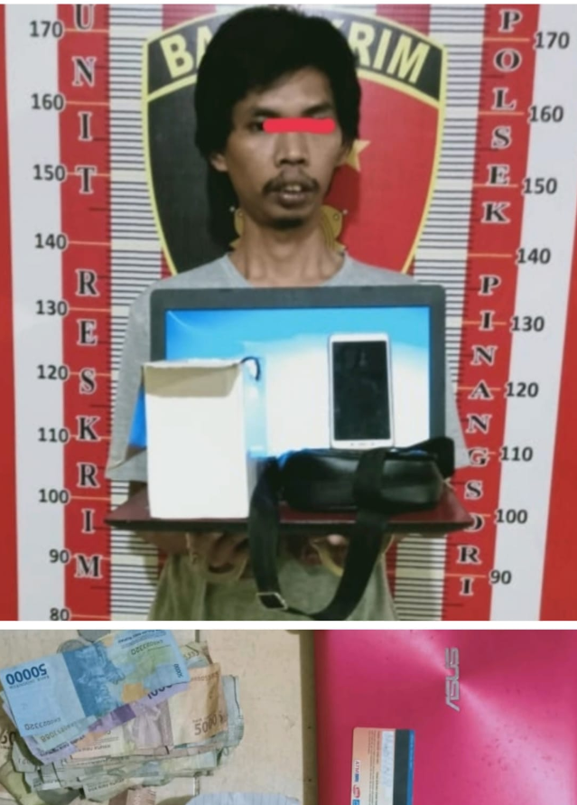 (Taslabnews News/Dzulfadli Tambunan) Tersangka dan barang bukti diamankan di Mapolres Tapanuli Tengah.