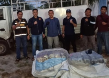 Truk Pengangkut 22 Balpres Monza di Tanjungbalai Diringkus