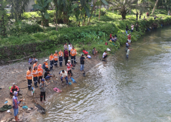 Warga Garoga Gelar Mancing Mania di  Lubuk Larangan 