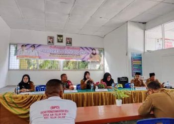 Camat Teluk Dalam Asahan Gelar Rakorpem