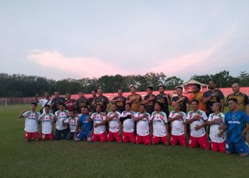 Lawan Wartawan FC, Kapolres Asahan Cetak 2 Gol