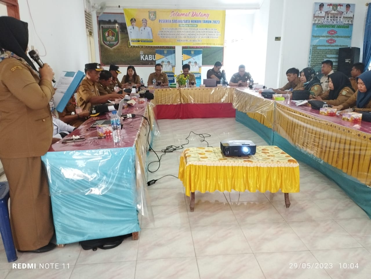 Sedakab Asahan Sosialisasi Pertanggung Jawaban Pengunaan Dana Desa di Meranti
