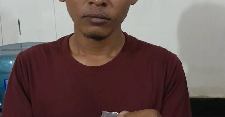 Miliki Sabu, Darwin Diringkus Personel Polsek Air Joman 