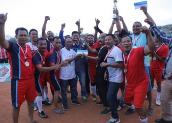 Sekda Tutup Turnamen Old Crack PWI Asahan 2023