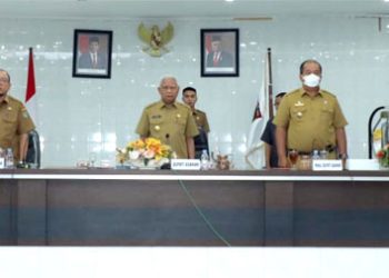 Bupati Asahan Pimpin Rakorpem Bulan Maret 2023