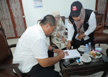 Pantarlih TPS 15 Kelurahan Selawan Coklit ke Wakil Bupati Asahan