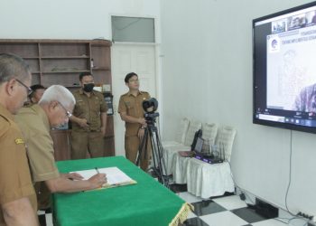 Menuju Kota Cerdas, Bupati Asahan Tandatangani Nota Kesepakatan Dengan Kementerian Kominfo RI