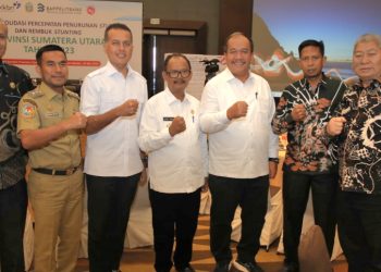 Upaya Penurunan Stunting, Wabup Asahan Ikuti Forum Koodinasi Provsu