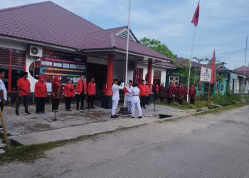 DPC PDI Perjuangan Kota Tanjungbalai Gelar Upacara Peringatan Harlah Pancasila