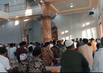 Ribuan Warga Meranti Asahan Sholat Idul Adha 1444 H di Masjid Besar Nurul Huda