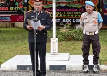 Polsek Pulau Raja Asahan Gelar Peringatan HUT ke 77 Bhayangkara 