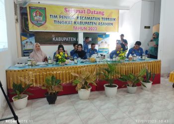 Tim Penilaian Kecamatan Terbaik Kabupaten Asahan Turun ke Meranti 