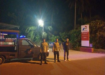 Personel Polsek Teluk Nibung Gelar Patroli di Dini Hari