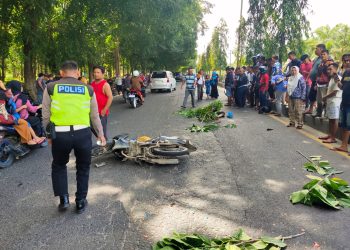 Warga Desa Sei Beluru Asahan Tewas Ditabrak Truk 