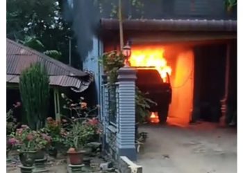 Waduh, 2 Mobil Mewah Terbakar di Bandar Pasir Mandoge Asahan, Kerugian Rp2 M