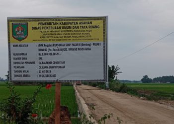Proyek Jalan Di Desa Panca Arga Dituding Asal Jadi, Camat Lapor ke Dinas PUPR Asahan