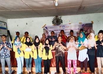 UNA Gelar Pelatihan Pada Pembuat Peyek dan Tempe di Meranti Asahan