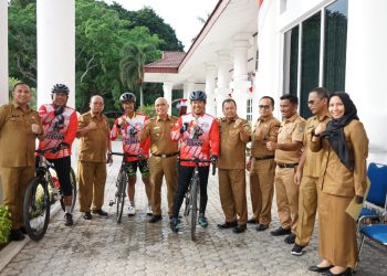 Sambut HUT ke 78 RI, Bupati Asahan Ikuti FUN BIKE