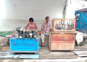 Penjahit Sepatu Ini Harapkan Bantuan dari Pemkab Asahan 