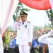 Wakil Bupati Labura Pimpin Upacara Penurunan Bendera HUT ke 78 RI