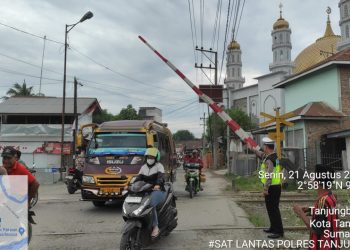 Sat Lantas Polres Tanjungbalai Patroli Sore 