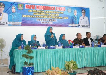 Tingkatkan Kerjasama Pengurus, TP PKK Gelar Rakornis