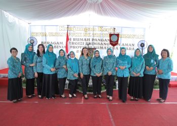 Kunjungi Rumah Pangan di Kota Binjai, Ketua TP PKK Asahan Bertekad Turunkan Stunting