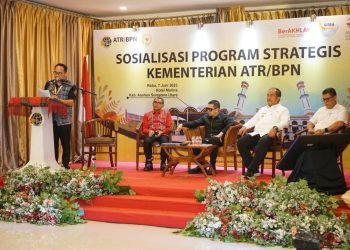 Wakil Bupati Asahan Hadiri Sosialisasi Program Strategis Kementerian ATR/BPN